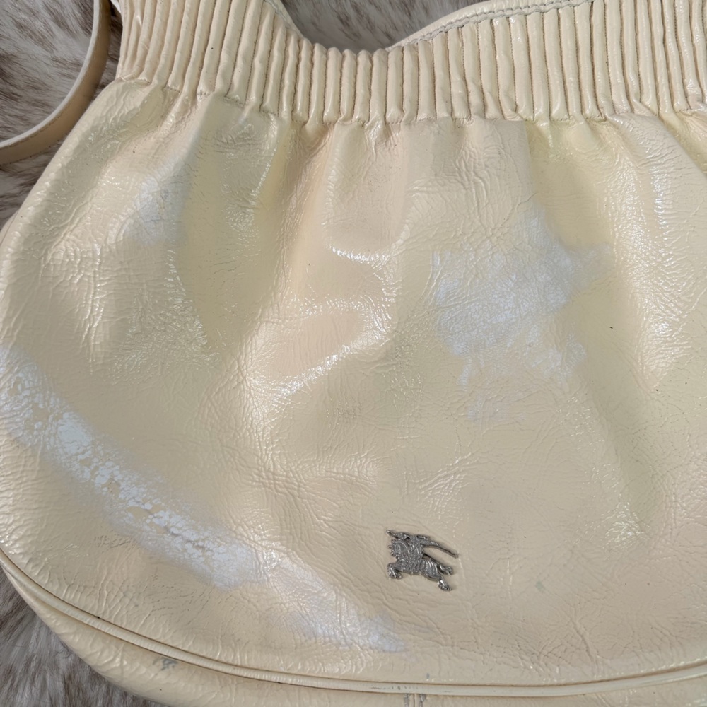 Burberry Patent Leather Shoulder Bag Project Bag TLC damaged - Picture 13 of 15